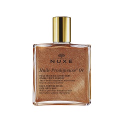 Nuxe Huile Prodigieuse OR, olejek suchy, ze złotymi drobinkami, wiele zastosowań, 50 ml