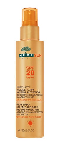 Mleczko do opalania twarzy i ciała SPF 20 NUXE Sun, 150 ml