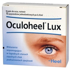 Heel-Oculoheel Lux, krople do oczu 15 minimsów