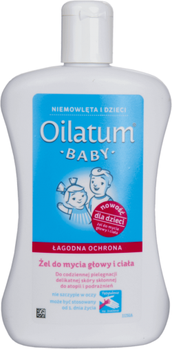 Oilatum Baby Łagodna Ochrona żel do mycia głowy i ciała