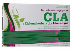 CLA z Zieloną Herbatą + L-Karnityna, 60 kapsułek