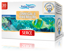Omega-3 Premium Naturkaps, kapsułki, 30 sztuk