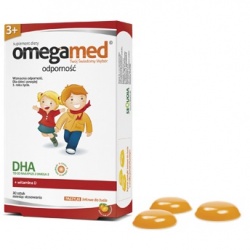 Omegamed Odporność, pastylki żelowe dla dzieci powyżej 3 roku życia, 30 szt