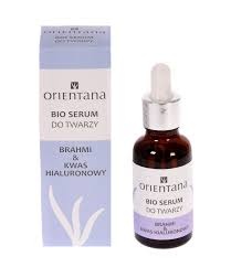Orientana Bio, serum do twarzy, brahmi & kwas hialuronowy, 30ml