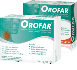 Orofar, tabletki do ssania, 16 szt