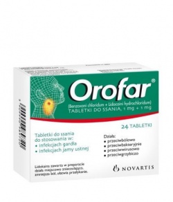 Orofar, 24 tabletki