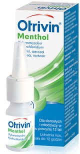 Otrivin Menthol, 0,1 %, aerozol, 10 ml