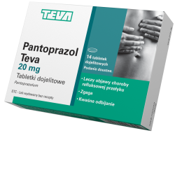 Pantoprazol, 14 tabletek