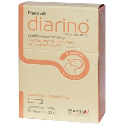 PharmaS Diarino, proszek, 10 saszetek