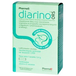 PharmaS Diarino ORS, proszek, 10 saszetek