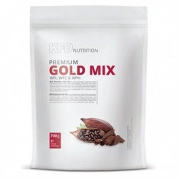 KFD Premium Gold Mix (WPI, WPC, WPH) - 540 g - smak Czekoladowy [z kakao]
