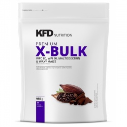 KFD Premium X-Bulk (WPC, WPI, Waxy-Maize & Maltodekstryna) - 980 g - smak Czekoladowy [z kakao]