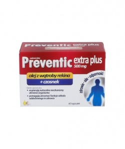 Preventic Extra Plus, 500 mg, kapsułki, 60 szt