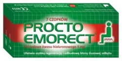 Procto Emorect, czopki, 7 szt