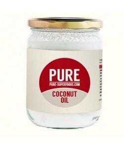 PURE SUPERFOODS - Pure Coconut Oil - 450g (Olej Kokosowy 100%)
