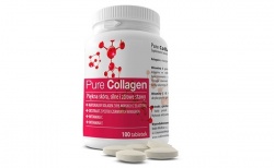 Pure Collagen - kolagen morski z elastyną i antyoksydantami, 100 tabletek
