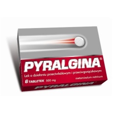 Pyralgina, tabletki, 500 mg