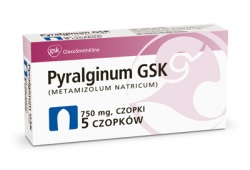 Pyralginum, czopki doodbytnicze 0,75 g (5 czopków)
