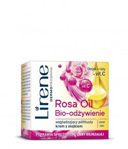 Rosa Oil Bio-odżywienie wygładzający półtłusty krem z olejkiem, 50 ml