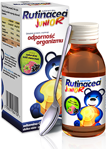 Rutinacea Junior, syrop, naturalne soki owocowe, 100 ml