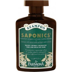 Farmona Saponics, szampon, mydlnica lekarska i pokrzywa, 300 ml