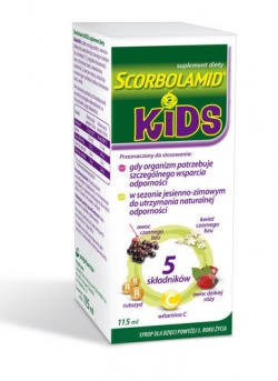 Scorbolamid Kids, syrop, 115 ml