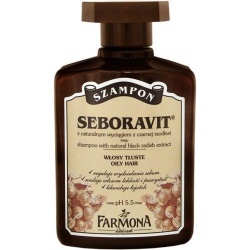 Farmona Seboravit, szampon do włosów z czarną rzodkwią, 300 ml