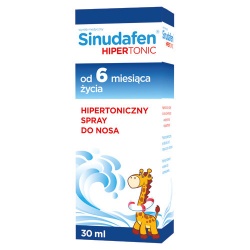 Sinudafen Hipertonic, spray do nosa, od 6 m-ca życia, 30 ml