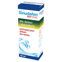 Sinudafen Izotonic, spray do nosa, dla dzieci i dorosłych, 30 ml