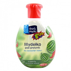 Skarb Matki, Mydełko pod prysznic dla niemowląt i dzieci, zapach soczystego arbuza, 300 ml