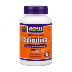 NOW - Spirulina 500 mg - 200 tabl