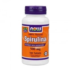 NOW - Spirulina 500 mg - 100 tabl