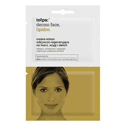 Tołpa Dermo Face Lipidro, maska - kokon odżywczo - regenerująca na twarz, szyję i dekolt, 2 x 6ml