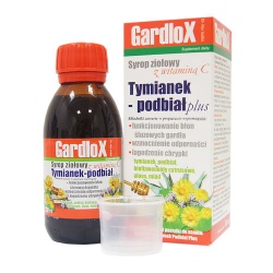 Tymianek i Podbiał plus, syrop ziołowy z witaminą C, 120 ml