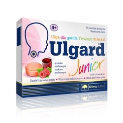 Olimp - ULGARD Junior o smaku malinowym z sokiem malinowym - 16pastylek