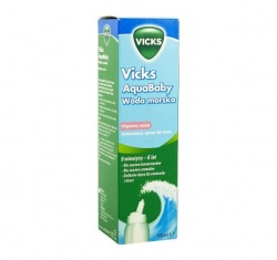 VICKS AQUA BABY, izotoniczny spray do nosa, 100 ml