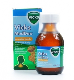 VICKS MEDDEX, syrop o smaku miodu na kaszel suchy, 120 ml