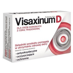 Visaxinum D dla osób dorosłych z cerą trądzikową, tabletki powlekane, 30 szt