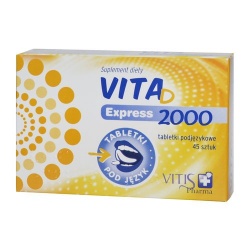 Vita D Express, 45 tabletek podjęzykowych