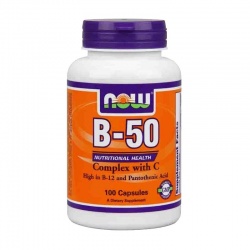 NOW - Vitamin B-50 - 100 kaps