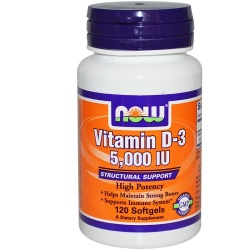 NOW FOOD Vitamin D3 120 kapsułek