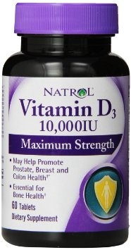 Vitamin D3 10000IU, 60 tabletek