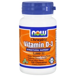 NOW - Vitamin D3-5000 IU - 120kaps