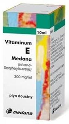 Vitaminum E, płyn doustny, (300 ml), (Medana), 10 ml