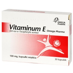 Vitaminum E, 100 mg, kapsułki miękkie, 30 szt