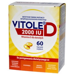 Vitole D 2000 IU, kapsułki miękkie, 90 szt