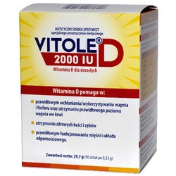 Vitole D 2000 IU, kapsułki miękkie, 90 szt