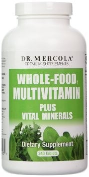 Dr mercola, Whole –Food Multivitamin Plus Vital Minerals, 240 tab