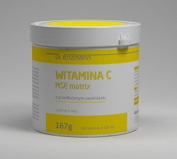 Witamina C MSE matrix, 180 tabletek