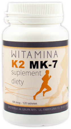 Witamina K2 MK 7, Grupa MTS, 60 tabletek
